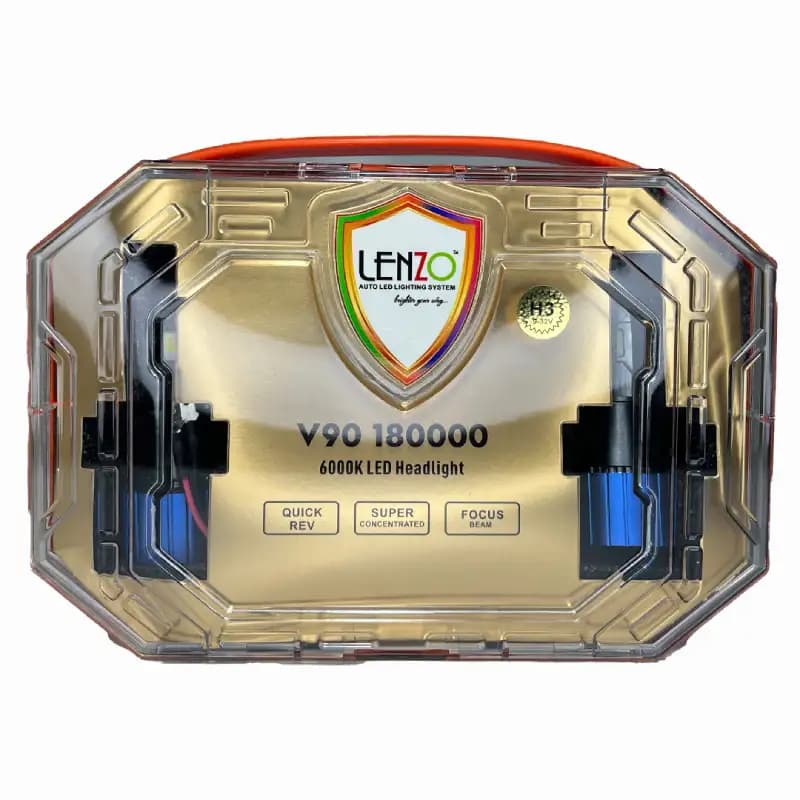 هدلایت LENZO مدلV90 پایه H3