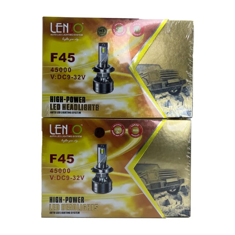 هدلایت LENZO مدل F45 پایه H3 — تصویر ۲
