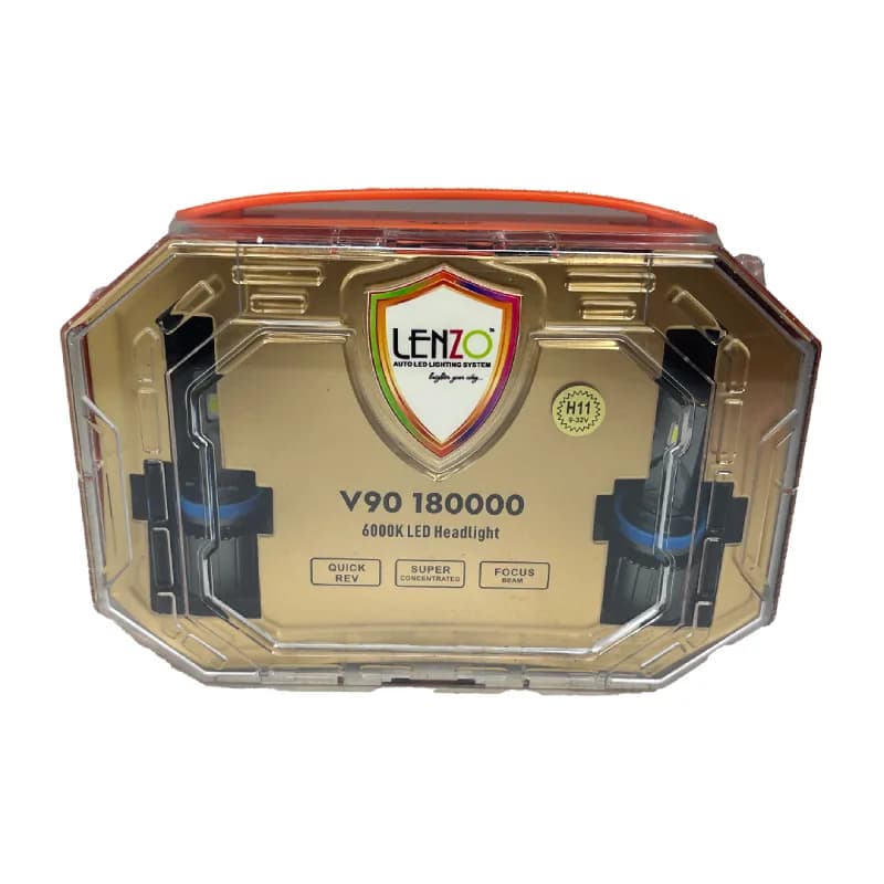 هدلایت LENZO مدل V90 پایه H11 — تصویر ۲