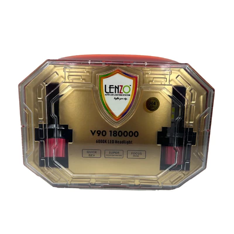 هدلایت LENZO مدل V90 پایه H4 — تصویر ۴