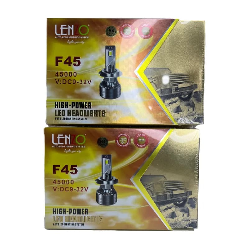 هدلایت LENZO مدل F45 پایه H4 — تصویر ۲