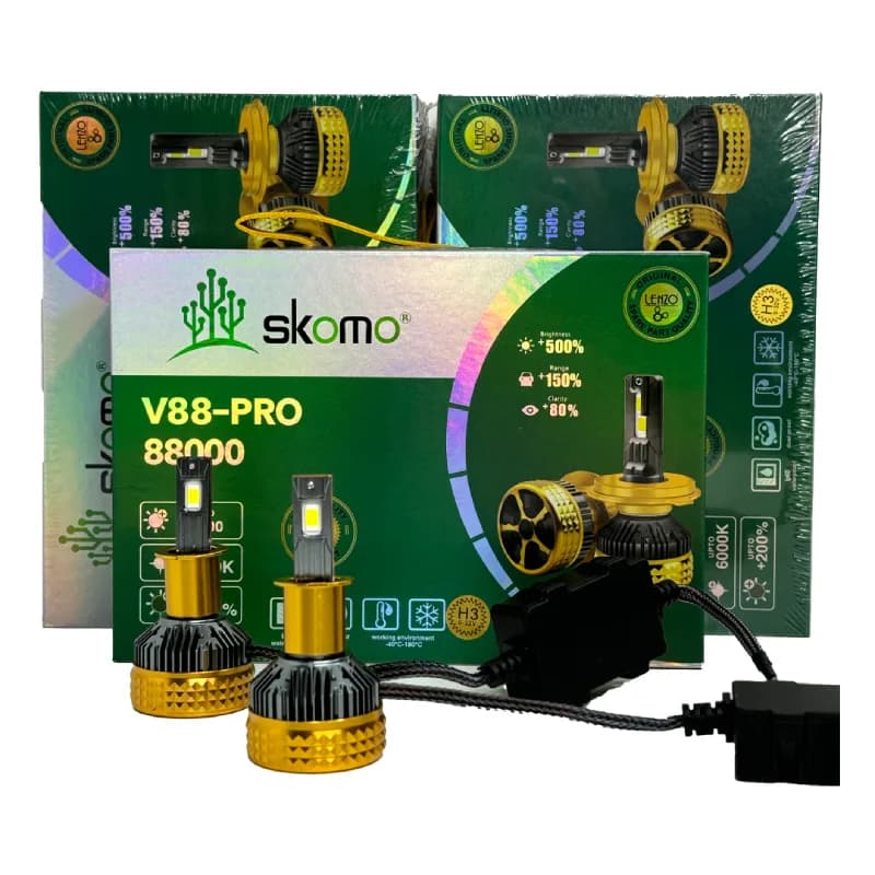 هدلایت LENZO مدلV88پایه H3