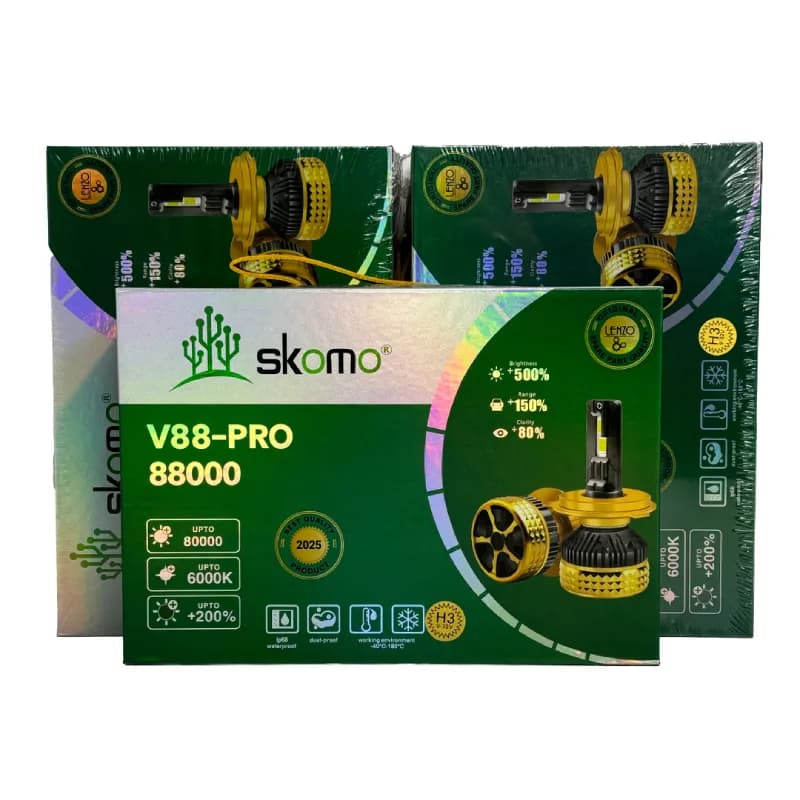 هدلایت LENZO مدلV88پایه H3 — تصویر ۳