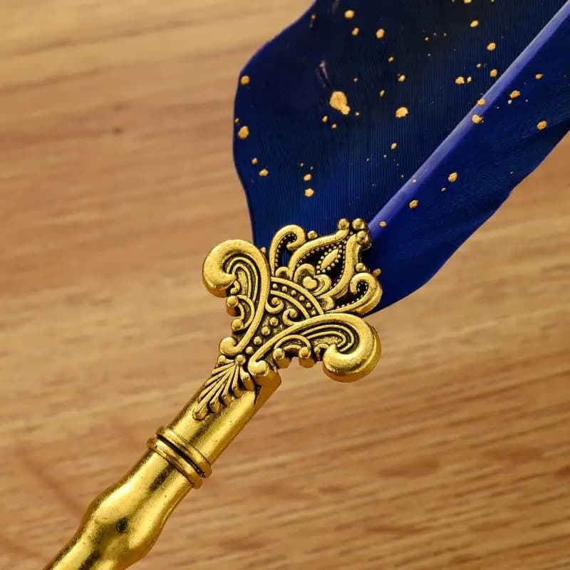 ست خوشنویسی لوکس طرح الیزابت رنگ آبی — تصویر ۵