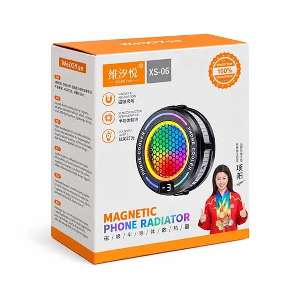 فن خنک‌کننده موبایل مدل XS-06 برند WeiXiYue — تصویر ۳