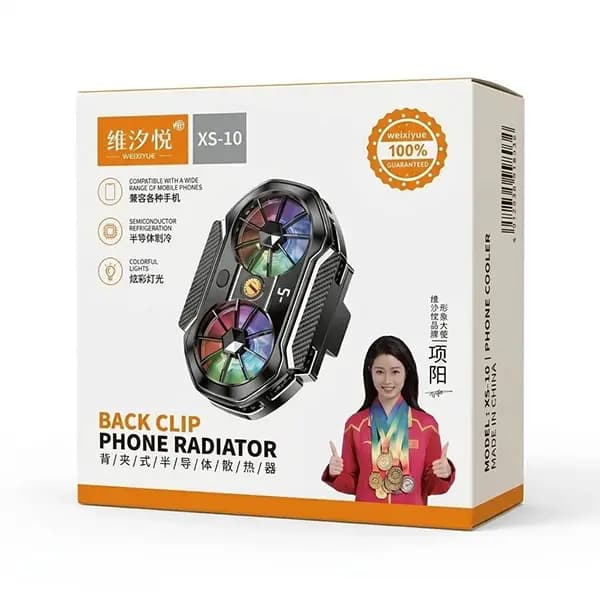 فن خنک‌کننده موبایل مدل XS-10 برند ویشایو (WeiXiYue) — تصویر ۳