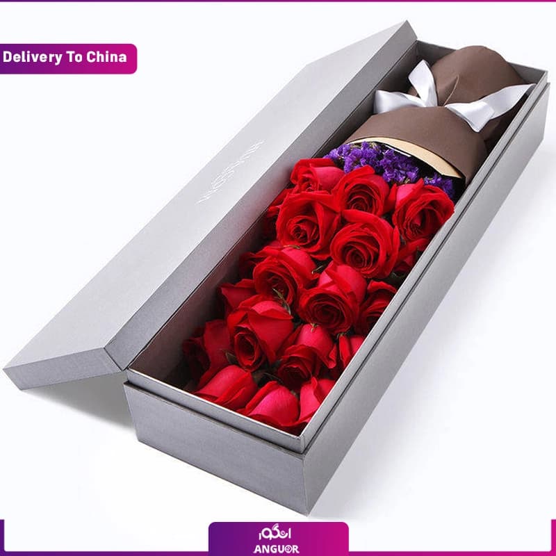 باکس گل رز سرخ (تحویل در چین)