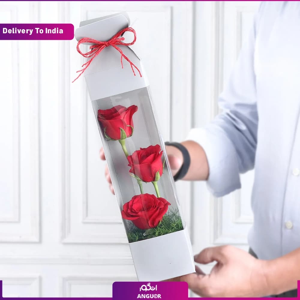 باکس رز قرمز (تحویل در هند)