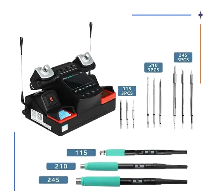 هویه دو قلو سه دسته 9 نوک AIFEN A902 PRO