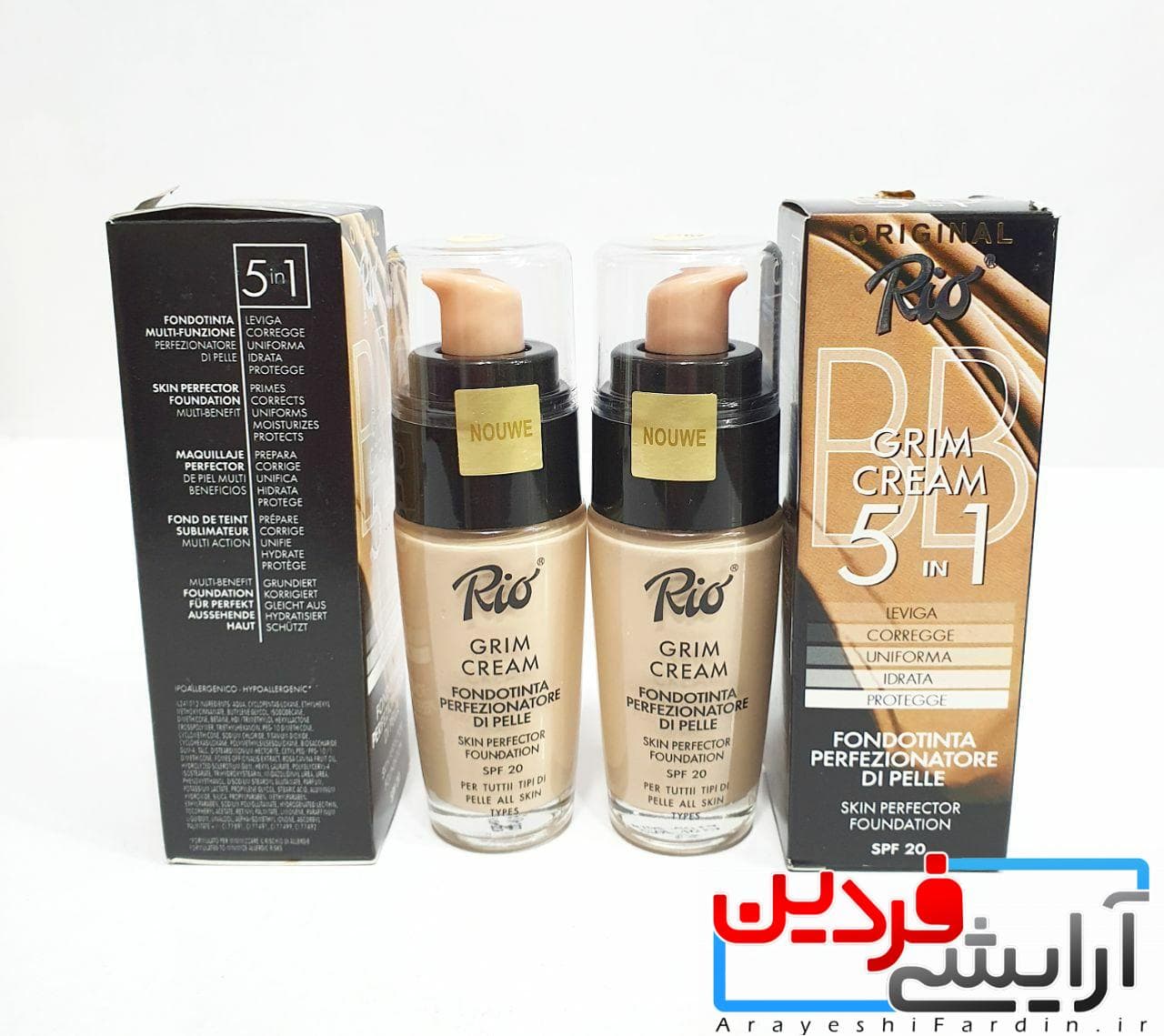 کرم پودر ریو 5 کاره Rio bb — تصویر ۳