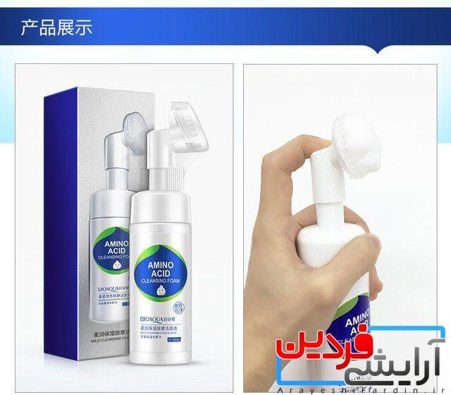 فوم شستشوی صورت آمینو اسید بیواکوا Amino Acid Foam Bioaqua — تصویر ۴