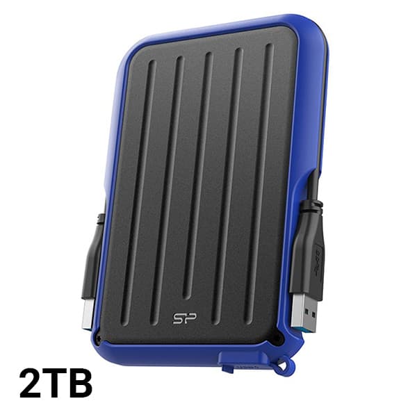 هارد اکسترنال 2 ترابایت سیلیکون پاور Armor A66 — تصویر ۲