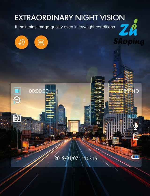 دوربین ثبت وقایع برند APEMAN مدل C860 2K & 1080P — تصویر ۴