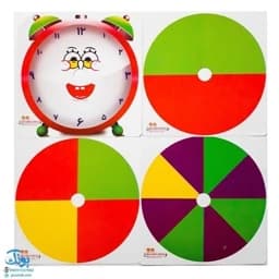 بازی فکری صفحه چرخنده و ساعت آموزشی (آشنایی با مفاهیم ریاضی، ساعت و دقیقه) مدل بچههای شگفت انگیز — تصویر ۴