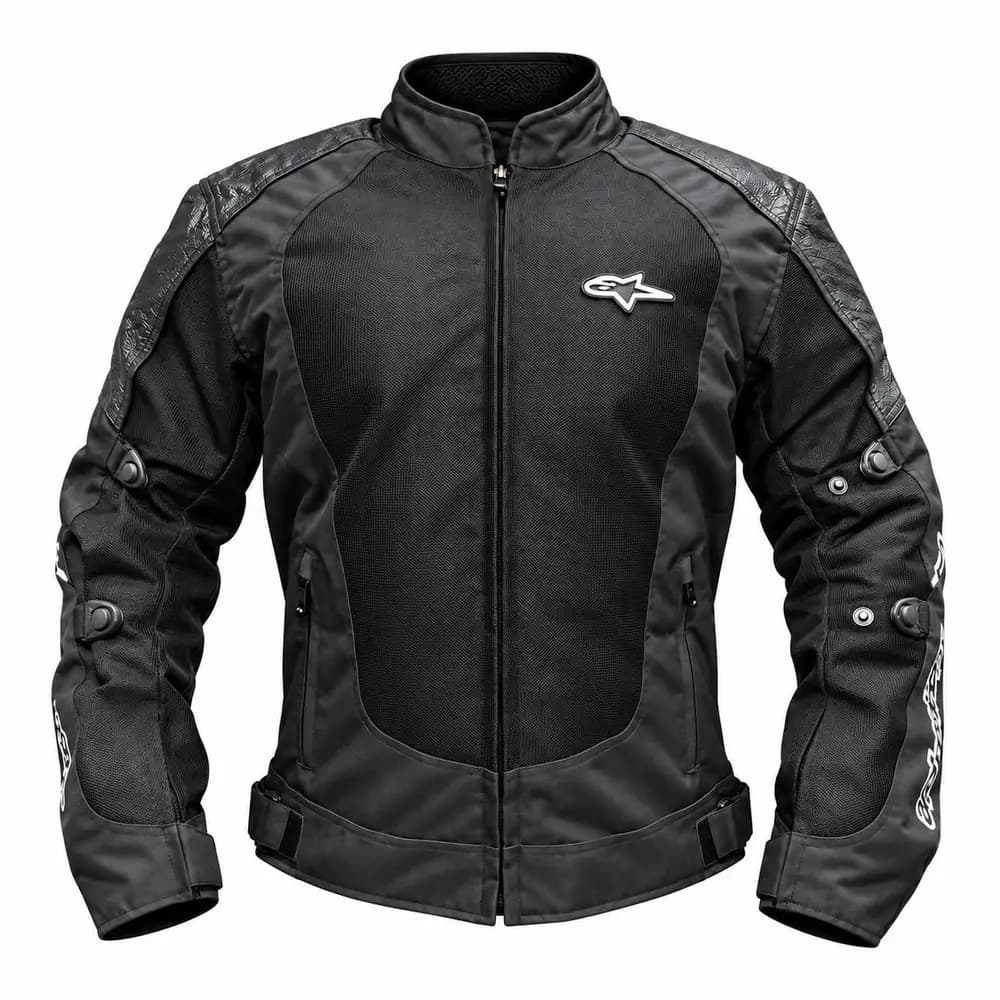 کاپشن موتورسواری چهار فصل Alpinestars پروتکشن‌دار مشکی