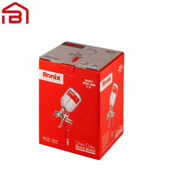 پیستوله بادی مدل E70 نازل 1.8 رونیکس مدل RH-6418 — تصویر ۲
