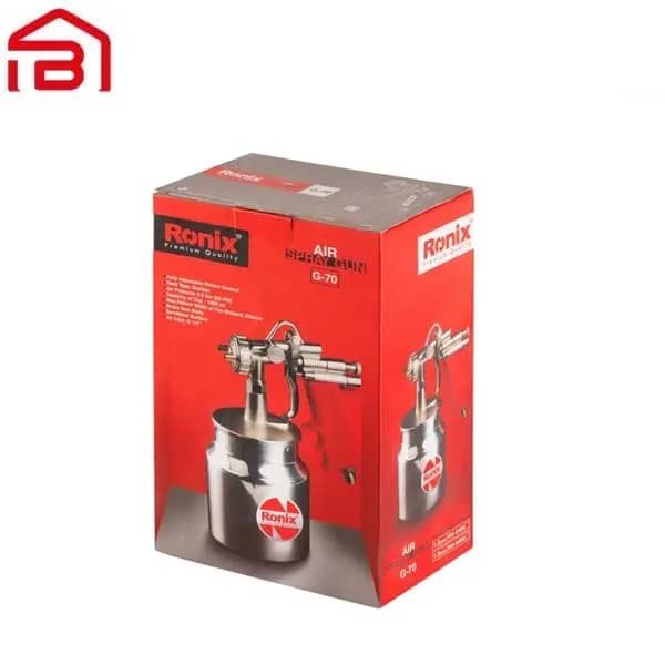 پیستوله کاسه زیر مدل G70 نازل 1.6 رونیکس مدل RH-6406 — تصویر ۲