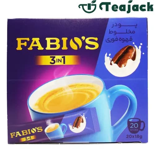 قهوه فوری سه در یک فابیوس 20 عددی
