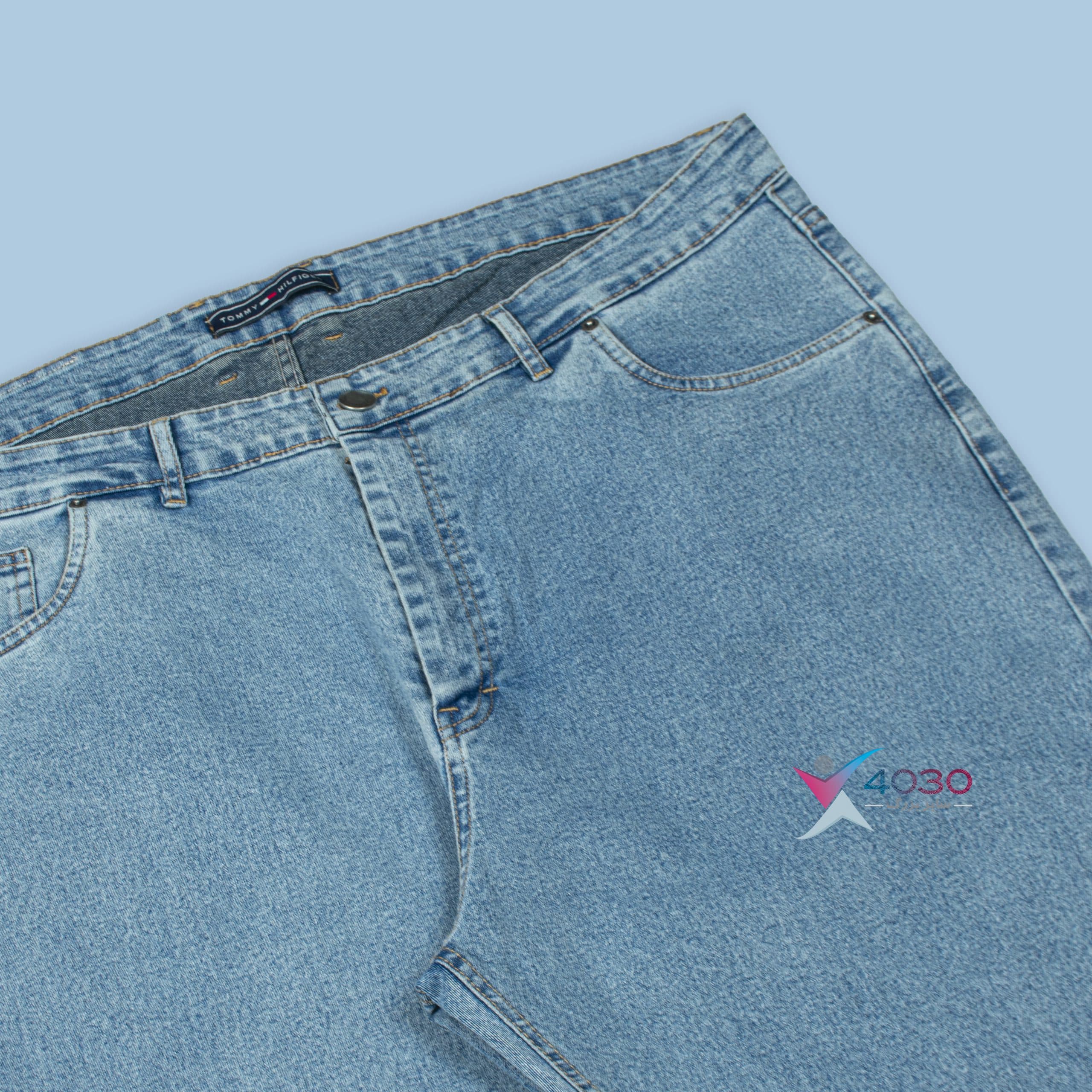 شلوار جین آبی لی Tommy سوپرسایز ( 4481 ) — تصویر ۴