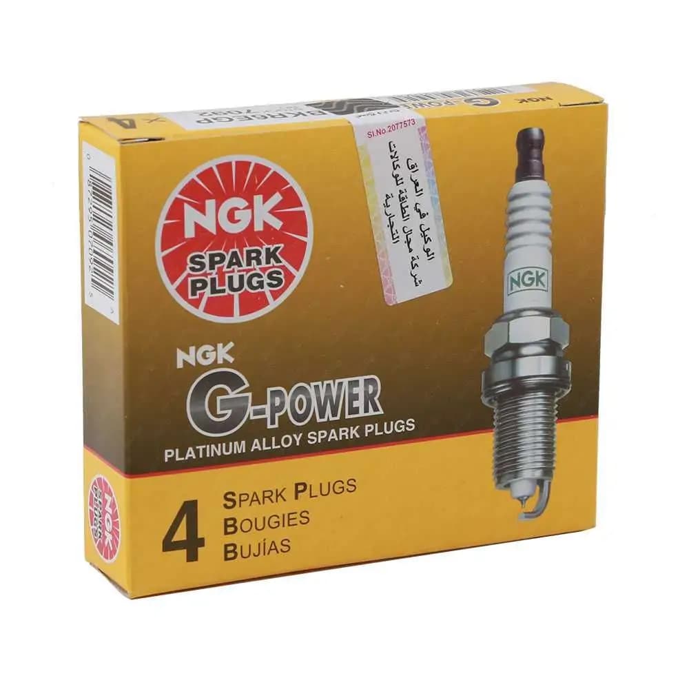 شمع NGK G-power سوزني پايه کوتاه – BKR6EGP 7092 – پلاتينيوم (تايلند) — تصویر ۳