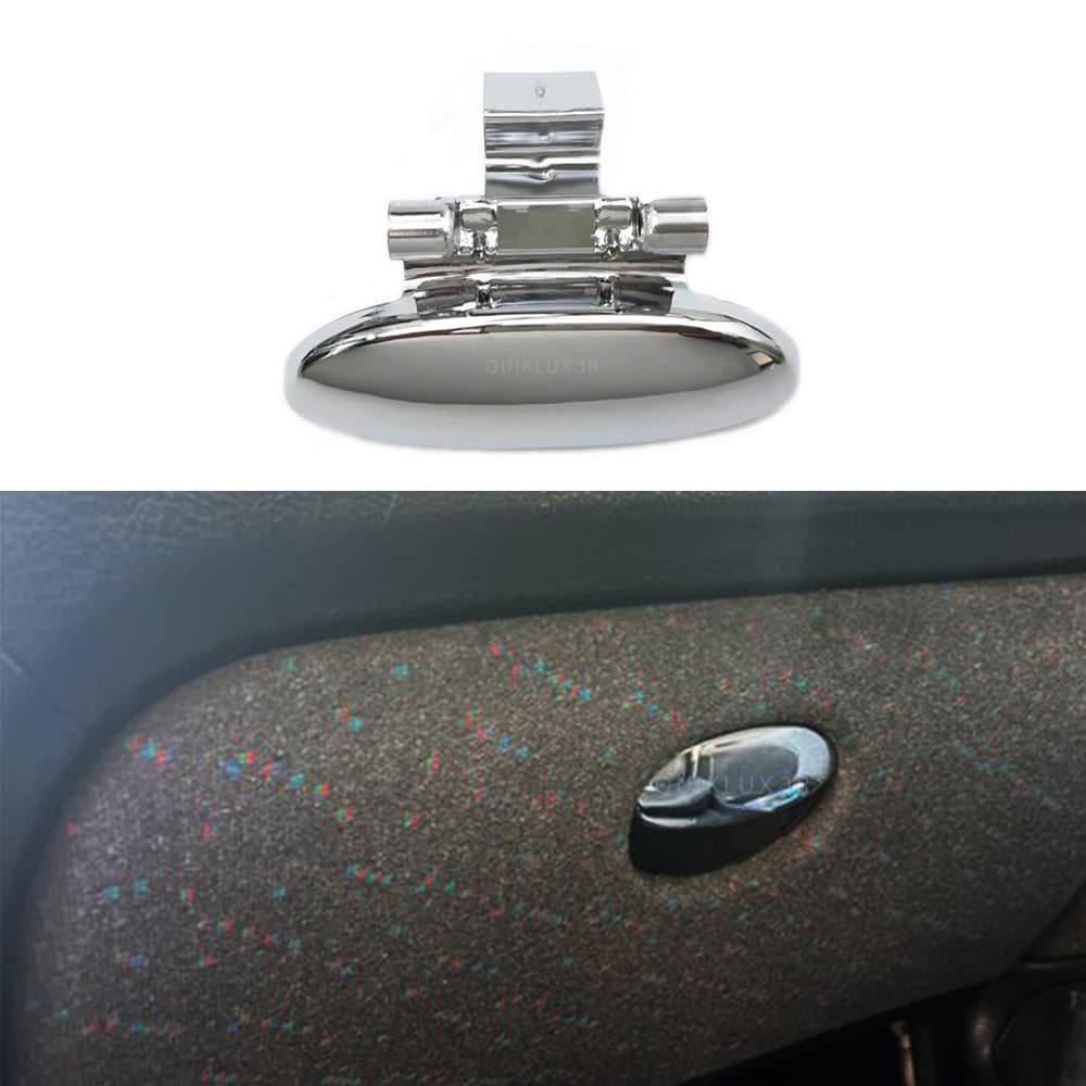 دستگیره درب داشبورد پژو 206 – 207 mp – کروم براق