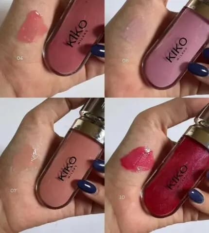 لیپ گلاس شاین درب طلایی کیکو kiko — تصویر ۱۰