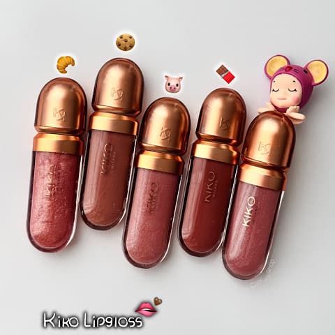لیپ گلاس شاین درب طلایی کیکو kiko — تصویر ۳