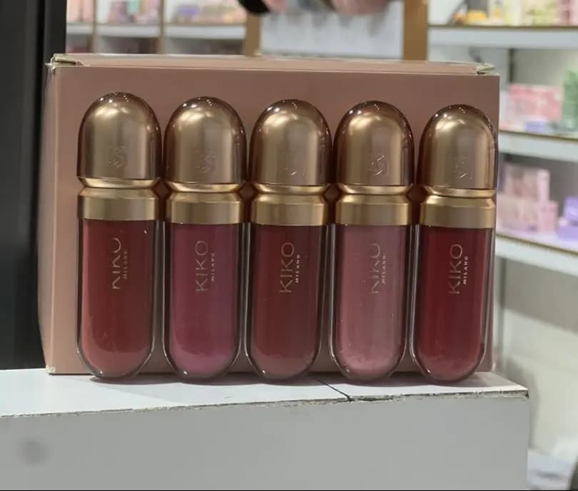 لیپ گلاس شاین درب طلایی کیکو kiko — تصویر ۹