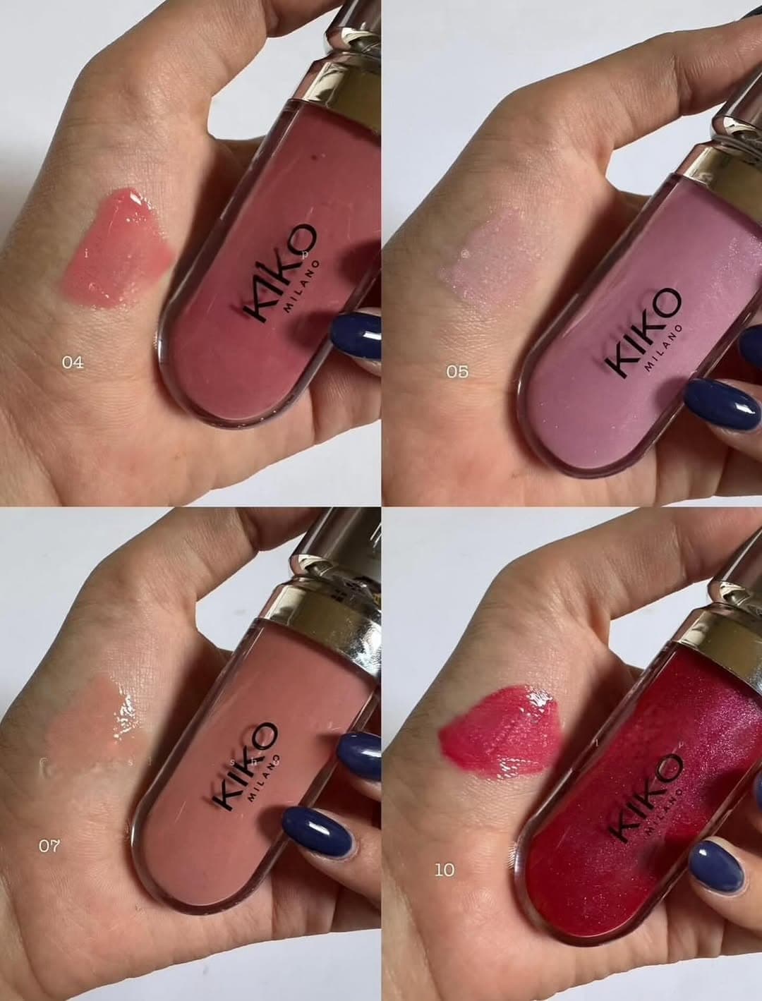 لیپ گلاس شاین درب طلایی کیکو kiko — تصویر ۲