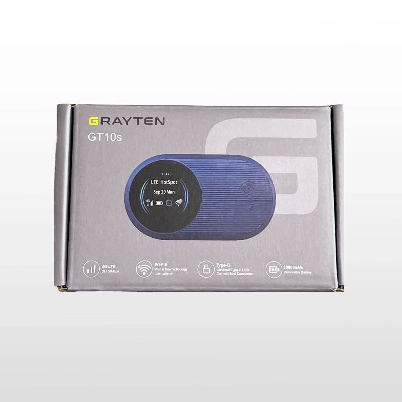 مودم جیبی و همراه 4G LTE گریتن مدل Grayten GT10S — تصویر ۳