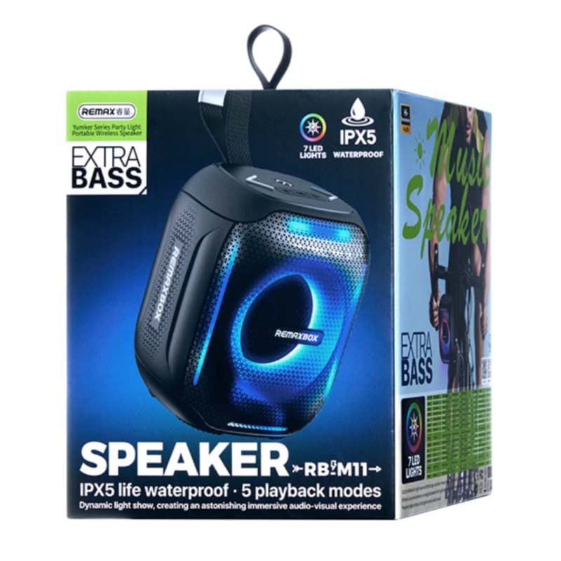 اسپیکر بلوتوثی قابل حمل ریمکس مدل RB-M11 5W Wireless Portable — تصویر ۲