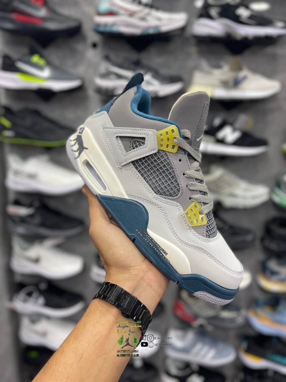 کتانی نایک جردن 4 لوگو داگ nike air jordan ست زنانه و مردانه — تصویر ۳