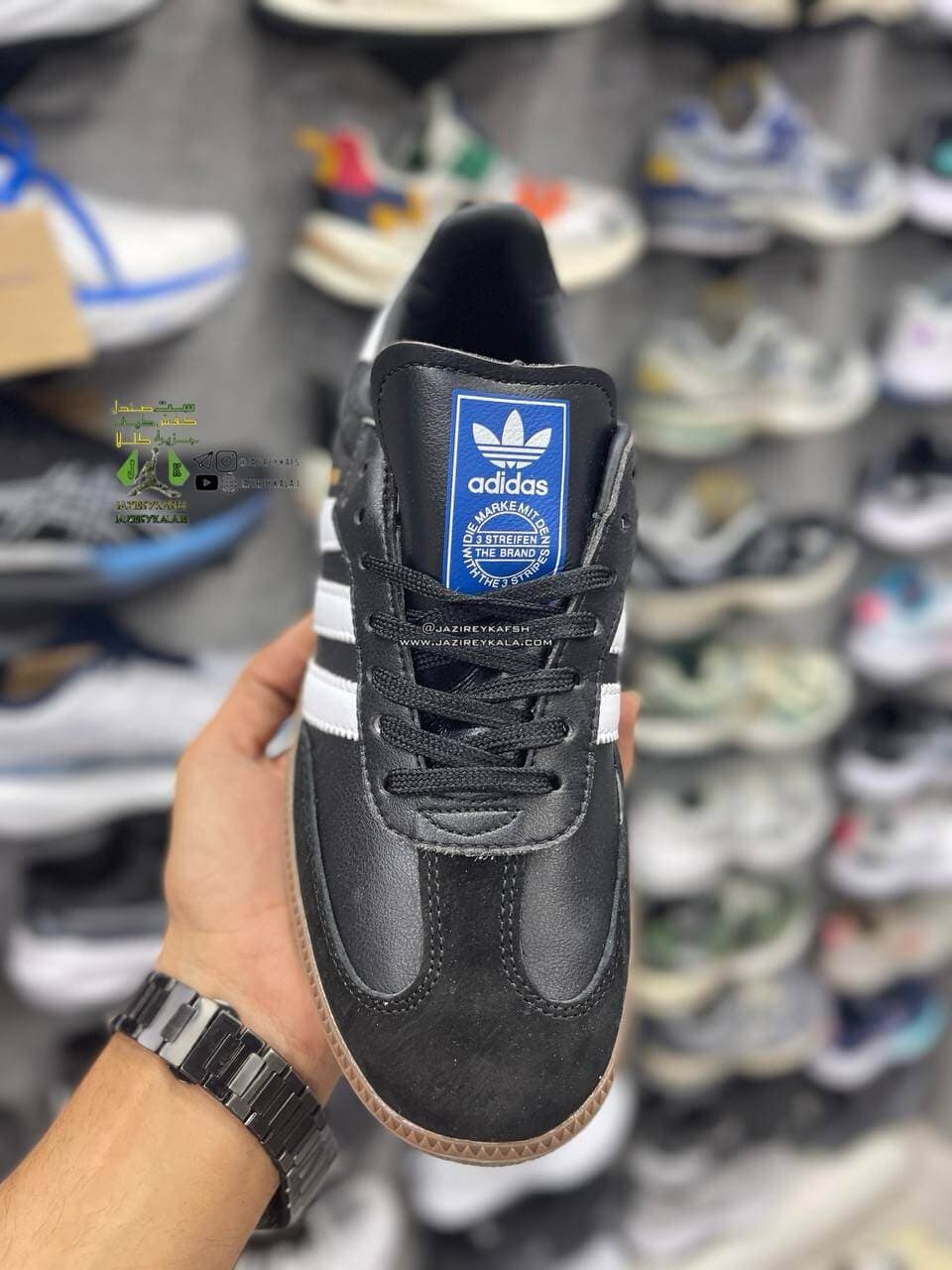 کتانی آدیداس سامبا adidas samba مشکی ست — تصویر ۲