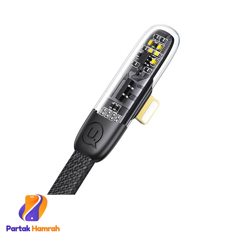 کابل گیمینگ سوپر فست شارژ تایپ سی به لایتنینگ 20 وات یوسمز مدل US-SJ583 — تصویر ۲