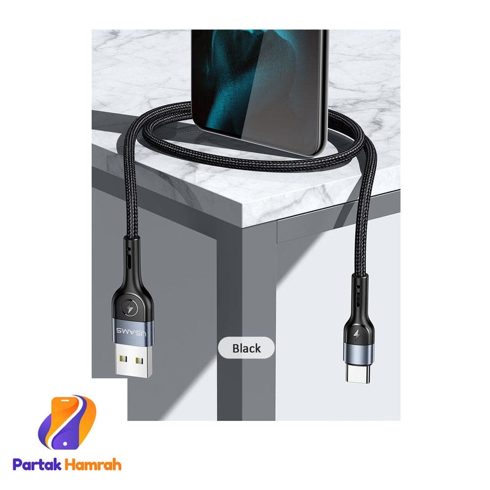 کابل تبدیل USB به USB-C یوسمز مدل US-SJ449 طول یک متر — تصویر ۳