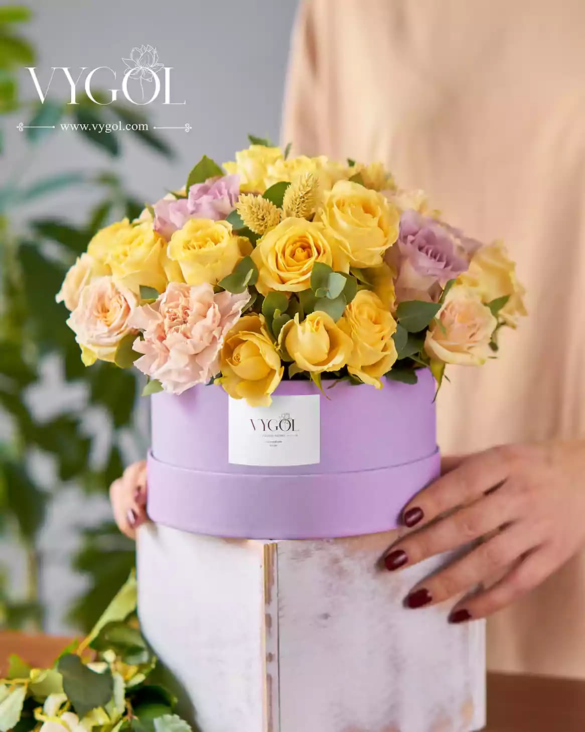 باکس گل Lavender | ویگُل