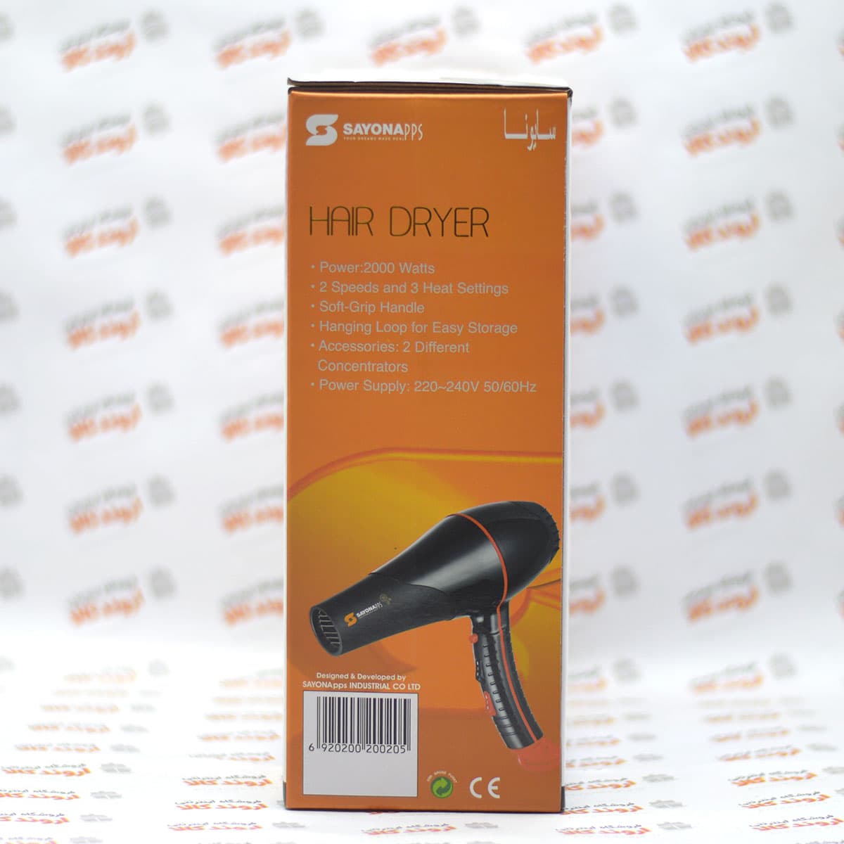 سشوار سایونا Sayona مدل SY-200 GOLD — تصویر ۲