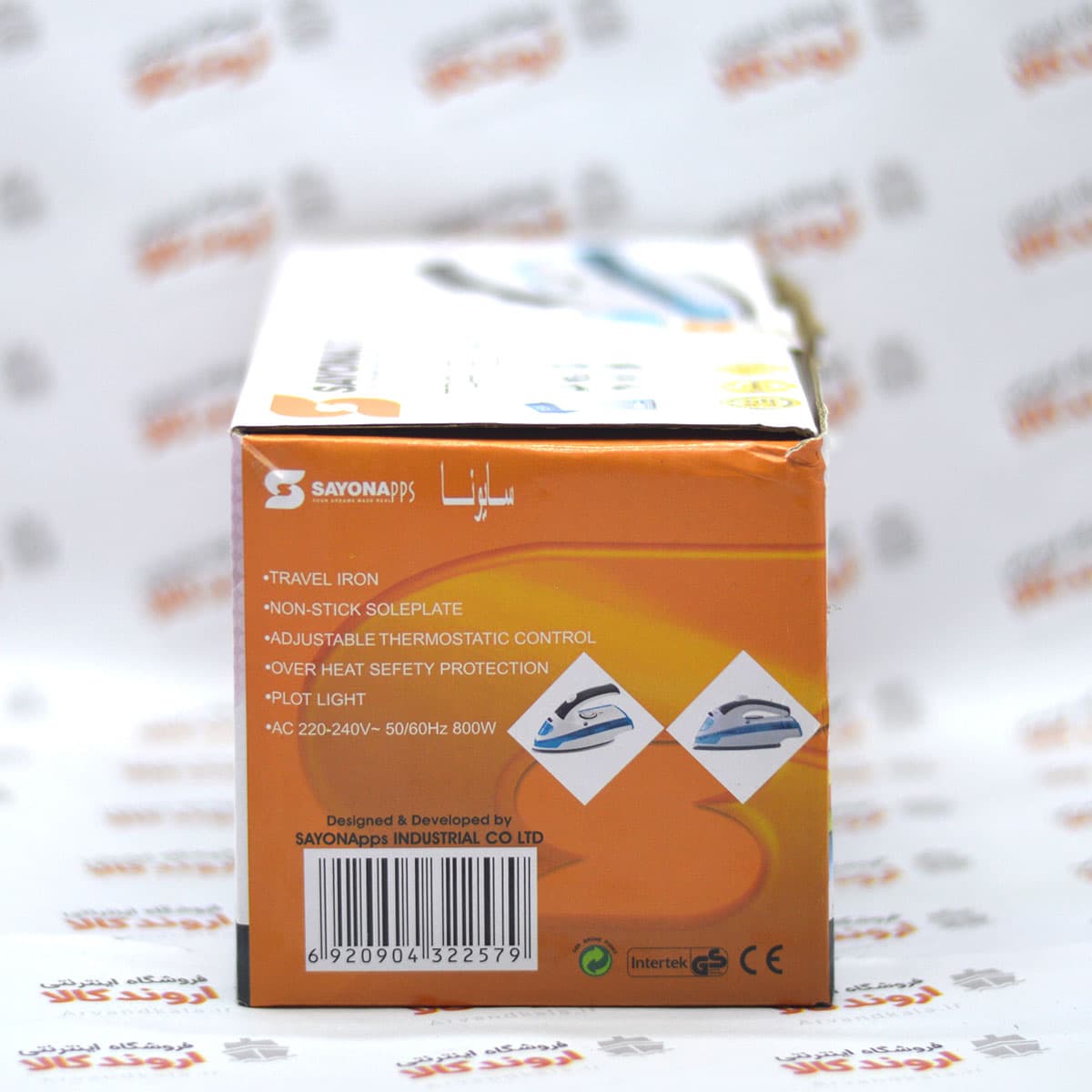 اتو بخار مسافرتی سایونا Sayona مدل SI-2258 — تصویر ۳