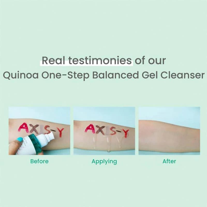 ژل شستشو کینوا اکسیس وای AXIS-Y Quinoa One-Step Balanced Gel Cleanser حجم 180 میلی لیتر — تصویر ۵