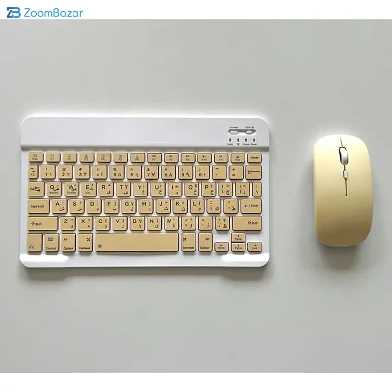 موس و کیبورد بیسیم میکاسو مدل KB-M030 مشکی – Open Box ( ماوس کار نمیکند) — تصویر ۵