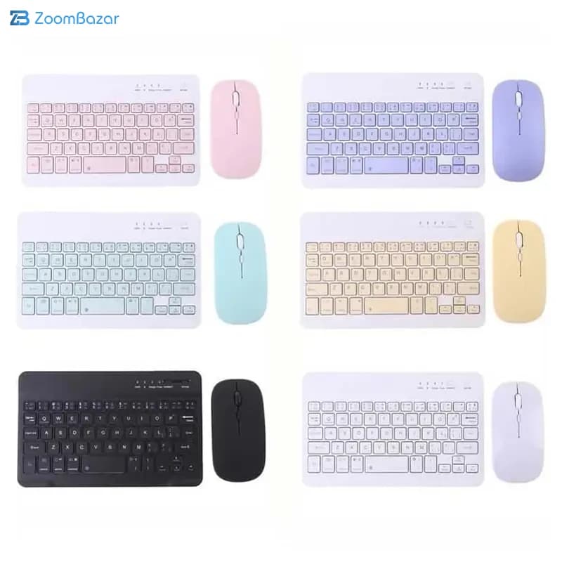 موس و کیبورد بیسیم میکاسو مدل KB-M030 مشکی – Open Box ( ماوس کار نمیکند) — تصویر ۴