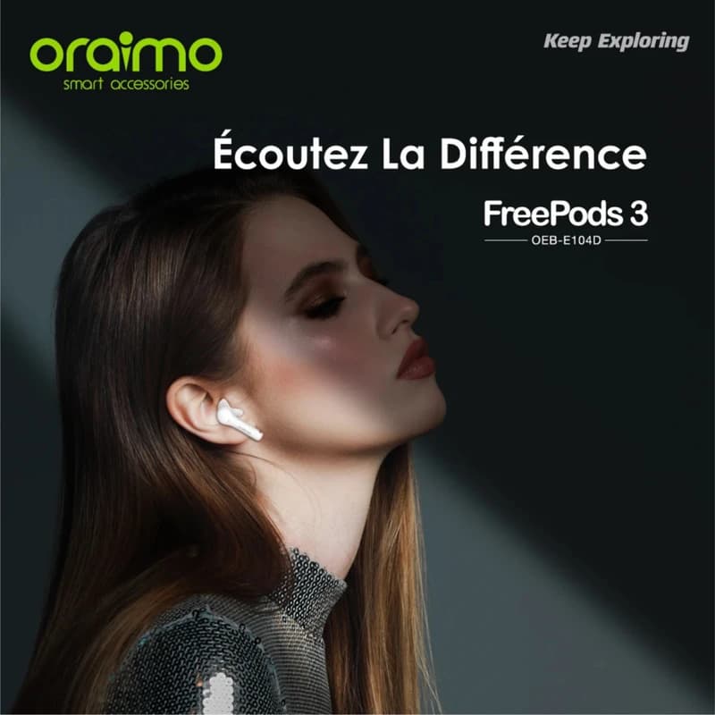 هندزفری بلوتوثی اُرایمو مدل Freepods 3 کد m20358