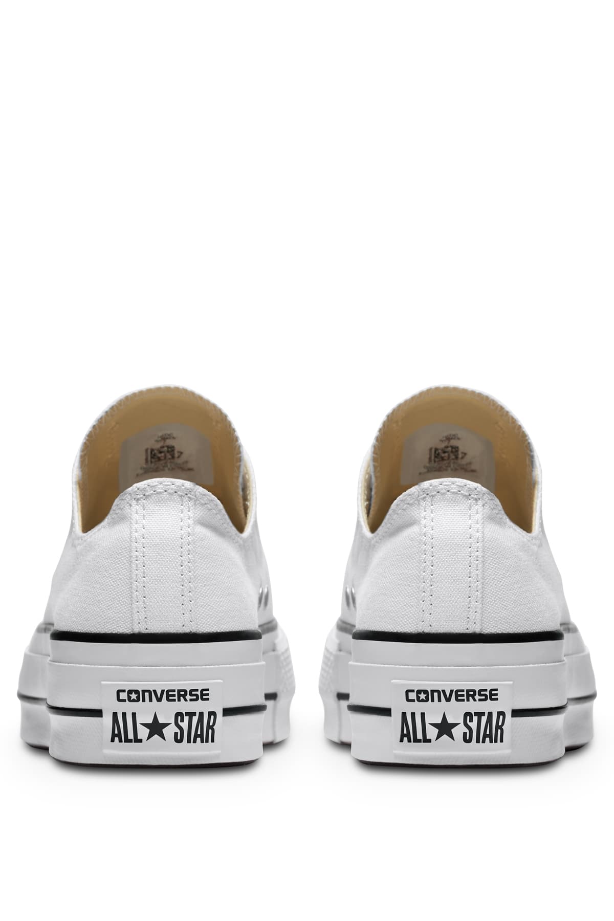 کفش کتانی زنانه سفید مدل CHUCK TAYLOR ALLSTAR LIFT کانورس — تصویر ۴