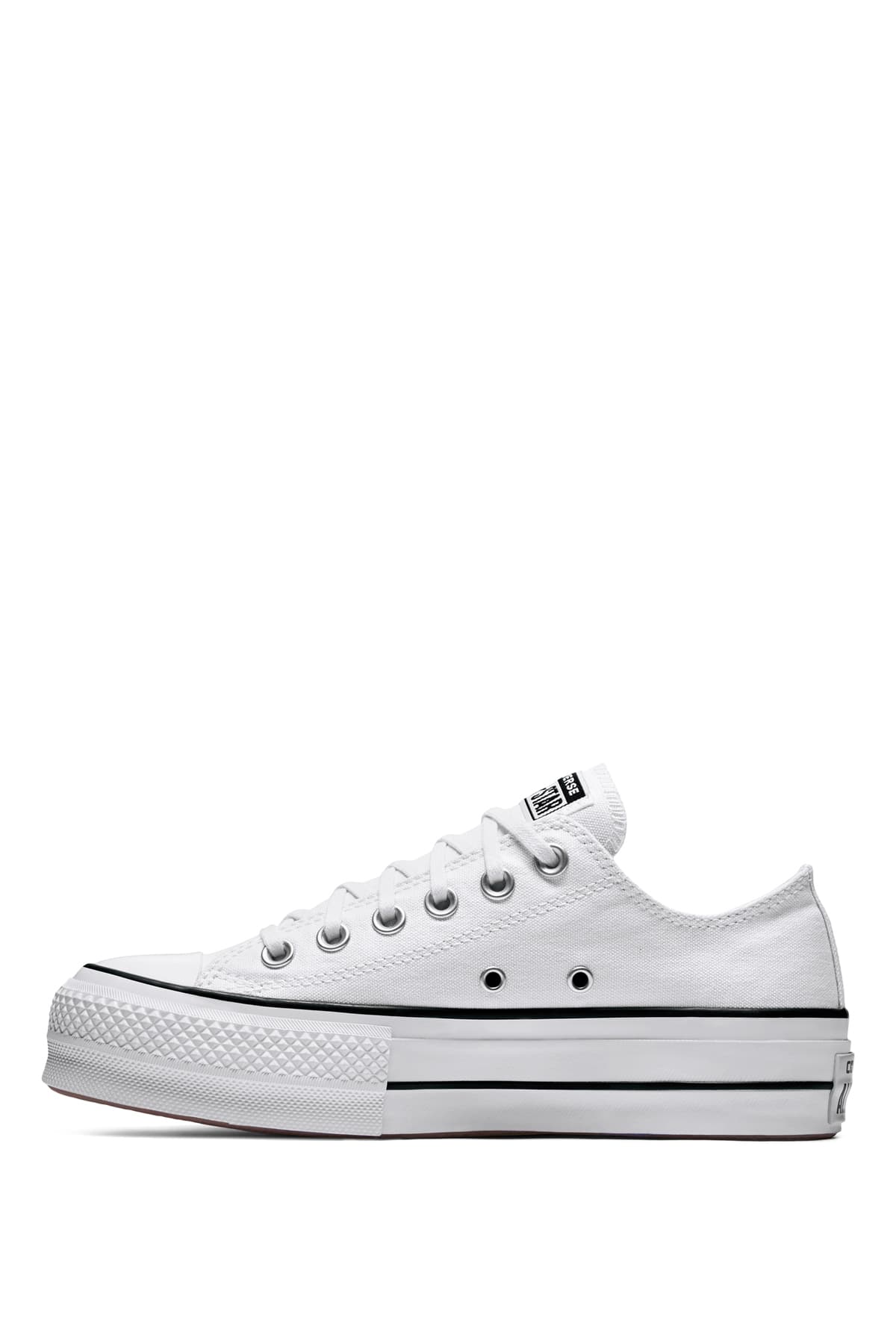 کفش کتانی زنانه سفید مدل CHUCK TAYLOR ALLSTAR LIFT کانورس — تصویر ۳