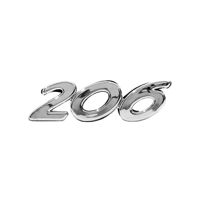 آرم صندوق 206 نوشته عدد 206