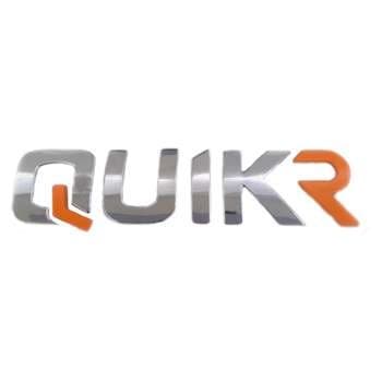 آرم صندوق کوئیک نوشته quik-r
