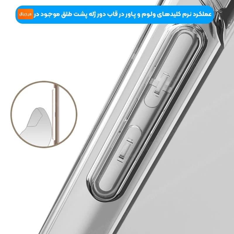 گارد شفاف ژله ای برای گوشی Xiaomi Redmi 9T / Poco M3 مدل محافظ لنزدار — تصویر ۲
