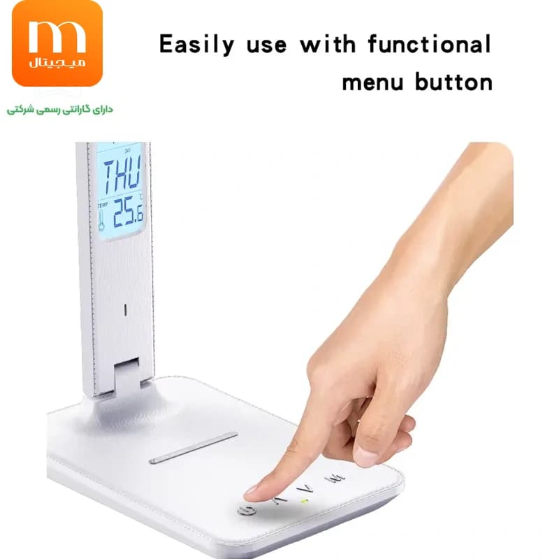 شارژر وایرلس و چراغ مطالعه رومیزی 5 کاره 10W از برند یسیدو مدل Yesido DS20 (100% اورجینال) — تصویر ۸