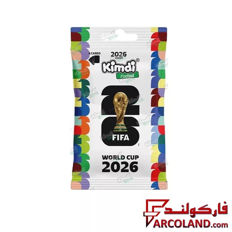 کیمدی کارت فوتبال جام جهانی مدل World Cup 2026 بسته 96 عددی — تصویر ۵