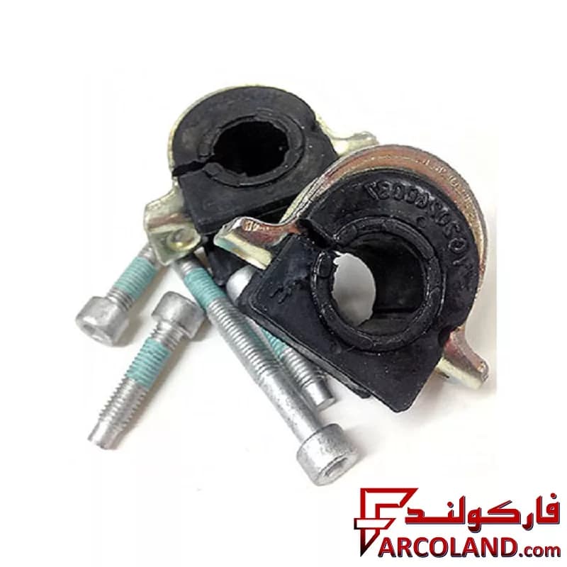 لاستیک چاکدار موجگیر با پیچ و مهره امیرنیا مناسب سمند 2 عددی